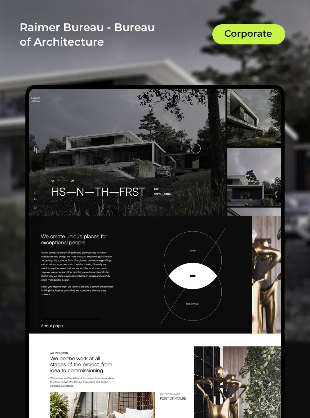 Reimer Bureau — architecture bureau website